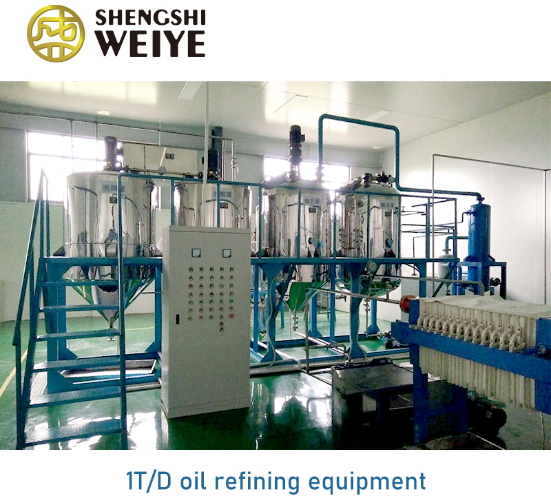 1T/D oil refining equipment