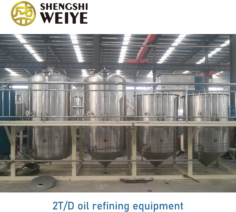 2T/D oil refining equipment