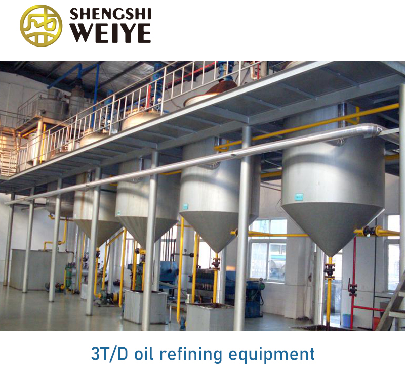 3T/D oil refining equipment