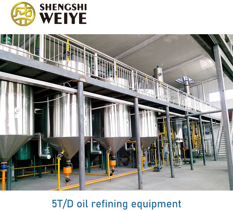 5T/D oil refining equipment