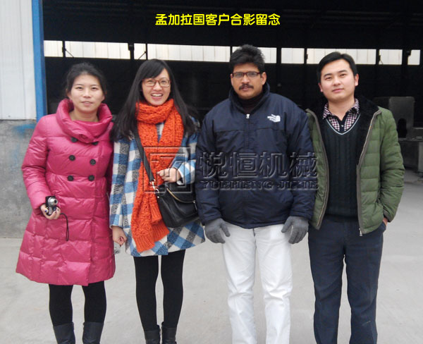 Bangladesh customers visit rice bran oil equipment